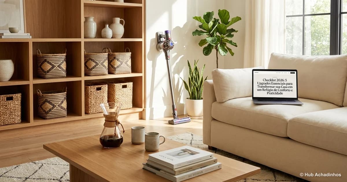 Checklist 2026: 5 Upgrades Essenciais para Transformar sua Casa em um Refúgio de Conforto e Praticidade