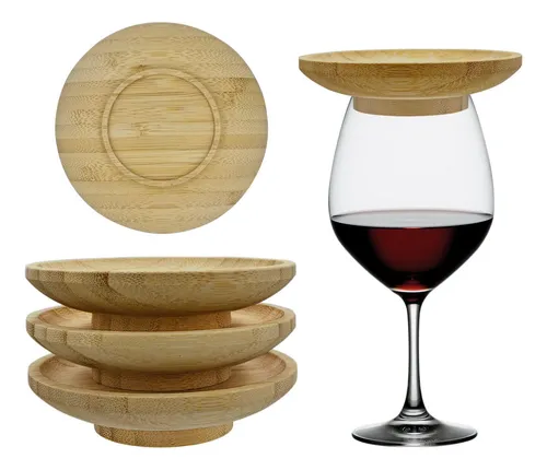 Tampas Para Taças De Vinho, 10 Peças De Tampas Para Taças - R$ 43,68