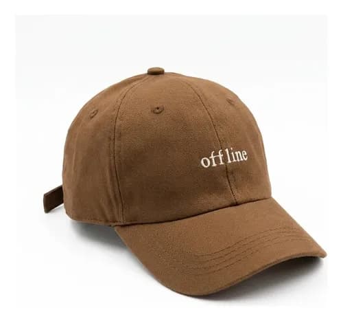 Boné Dad Hat Aba Curva Bordado Offline Casual Unissex