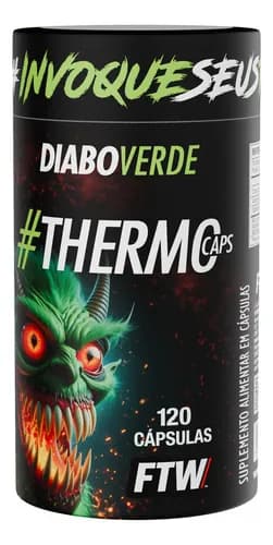Thermocaps 120 Cápsulas Diabo Verde - Ftw - R$ 49,99