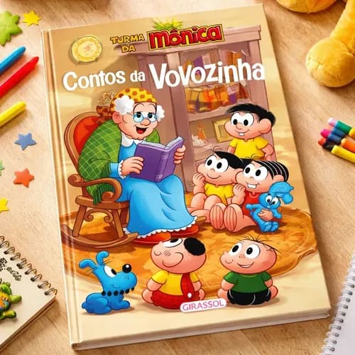 Turma da mônica - contos da vovozinha - Sousa, Mauricio - Girassol - Capa Mole