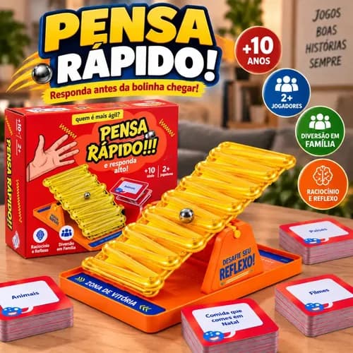 Jogo Da Gangorra Pensa Rápido Batalha Das Palavras Família