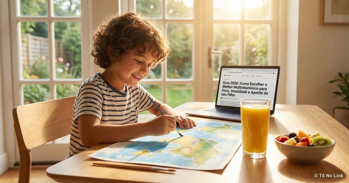 Guia 2026: Como Escolher o Melhor Multivitamínico para Foco, Imunidade e Apetite do seu Filho